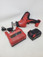 Milwaukee 2625-20 M18 18V Li-Ion Cordless Hackzall Reciprocating Saw w/ Battery 