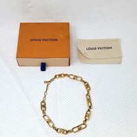 LOUIS VUITTON Necklace My LV Chain GM M01123 Necklace w/ Box & Dustbag