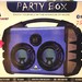 MAXPOWER - PartyBox Portable Bluetooth Karaoke Speaker 5” Woofer w/ 2.5” Tweeter