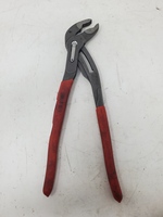 Knipex Cobra 87 01 300 -12" V-Jaw Water Pump Plier Serrated w/ Plastic Grip