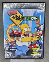 Sony Playstation 2 PS2 The Simpsons Hit & Run Video Game with Case and Manual 