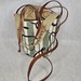 Vivienne Westwood Cloth Heart Pattern Bucket Shoulder Bag Purse with Strap