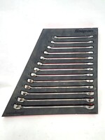 Snap-On 13 pc 12-Point Metric Flank Drive Plus Combination Wrench Set SOEXM01FMB