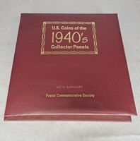 U.S. Coins of the 1940's Collector Panels Postal Commemorative Society Album 