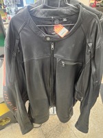 Harley Davidson Leather Coat Jacket Size 5XL