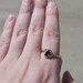 14K Yellow Gold Oval Sapphire 4 Prong Set Solitaire Bypass Ring 3 Grams Size 10 