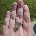 14K Yellow Gold Diamond Whimsical Swirl Statement Cocktail Ring .78TCW Size 7.5
