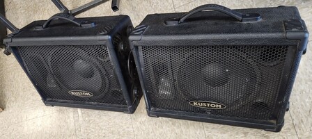 Kustom PA KPC10M Passive 10" Monitor Speaker Cabinets - Pair