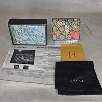 Gucci Supreme Canvas Butterfly Branches Limited Edition Wallet Organizer w Box 