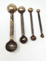 viNtAgE Wetlaufer RW Brass Measuring Spoons - Antique -