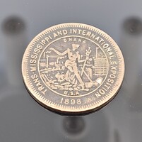 1898 Trans-Mississippi and International Exposition Omaha Lagoon Coin 