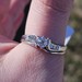 14K White Gold Fused Diamond Wedding Engagement Ring 1/2TCW Size 10.5 