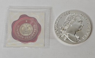 Intaglio Mint Georgivs III 2 Troy Ounce Silver Coin Round 