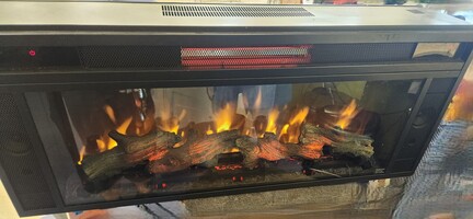 Paite Electric Fireplace Insert w/ BLUETOOTH Speaker 41” L 8.5” W 17” H