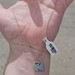 925 Sterling Silver Tiffany & Co Return to Tiffany Double Heart Necklace 16 Inch