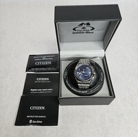 Citizen Eco-Drive Satellite Wave GPS SS WR100 CC3020-57l New with Tags Box