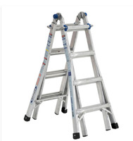 18ft Reach Height Multi-Position Ladder, 300lb load capacity 17ft Type IA MT-17