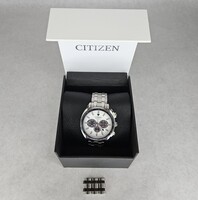 Citizen Eco-Drive B620-0034C01 Stainless Steel White Faced Wristwatch with Box 