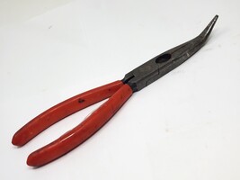 Knipex 26-200 Flat Round Needle Long Nose Pliers Snipe Angled