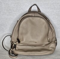 Michael Kors Beige Tan Leather Rhea Backpack Bag Purse 