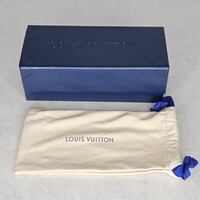 Blue Louis Vuitton LV Sunglasses Box Case with Dustbag 