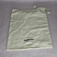 12x15 inch Burberry Dustbag Dust Bag Very Very Light Mint Green/White