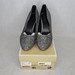 Michael Kors Chantal Platform Pump Silver Glitter Heels Size 7.5 with Box