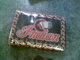 Indian Motorcycles Two Deck Playing Card Set